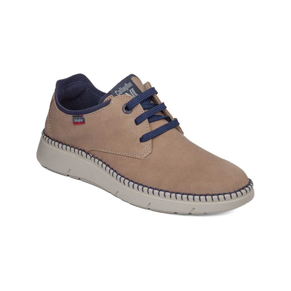 NEW!! Men’s Callaghan Circular Lace Up Taupe/Navy Sneaker Size 12